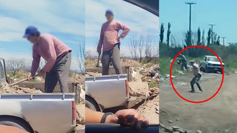Video: Quisieron impedir que arrojaran basura y fueron apedreados
